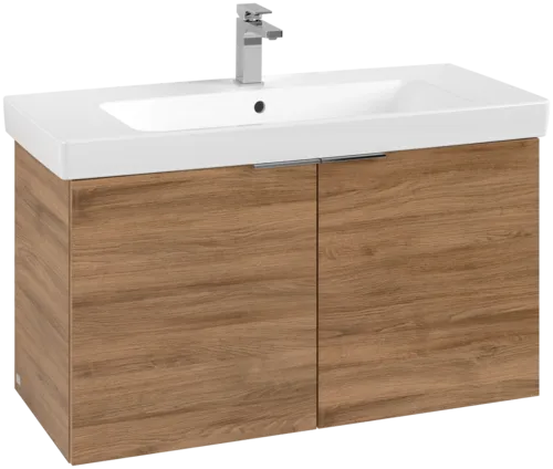 VILLEROY BOCH Toaletní skříňka Architectura, 2 dvířka, 950 x 520 x 438 mm, dub Kansas #B89500RH