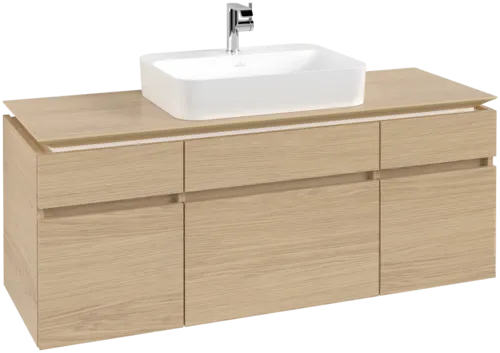 VILLEROY BOCH Legato toaletní skříňka, 5 výsuvů, 1400 x 550 x 500 mm, severský dub / severský dub #B76000VJ
