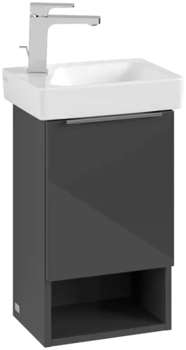VILLEROY BOCH Toaletní skříňka Architectura, 1 dvířka, 310 x 520 x 261 mm, šedá #B88001VT