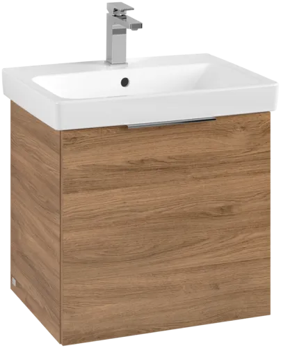 VILLEROY BOCH Toaletní skříňka Architectura, 1 dvířka, 550 x 520 x 438 mm, dub Kansas #B88801RH