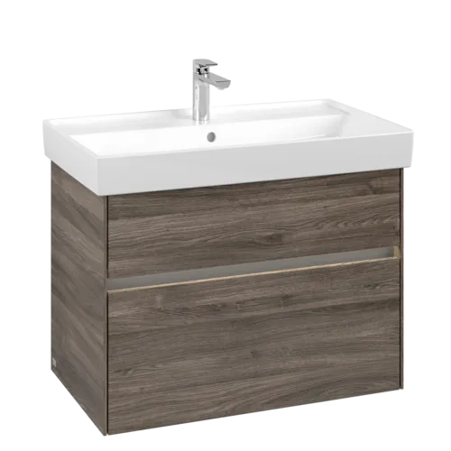 VILLEROY BOCH Toaletní skříňka Collaro, s osvětlením, 2 výsuvy, 754 x 546 x 444 mm, dub kamenný #C010B0RK