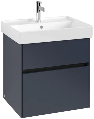 VILLEROY BOCH Toaletní skříňka Collaro, 2 zásuvky, 554 x 546 x 444 mm, Marine Blue #C00800VQ