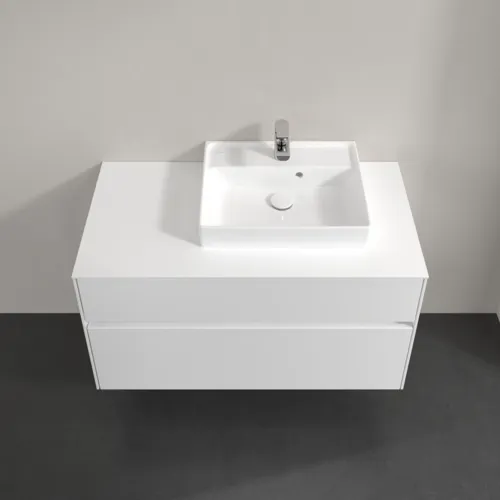VILLEROY BOCH Collaro toaletní skříňka, s osvětlením, 2 výsuvy, 1000 x 548 x 500 mm, lesklá bílá / lesklá bílá #C015B0DH, obrázek 4