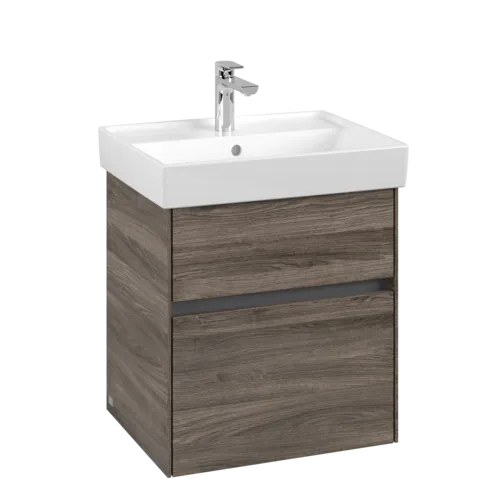 VILLEROY BOCH Toaletní skříňka Collaro, 2 výsuvy, 510 x 546 x 414 mm, dub kamenný #C00700RK