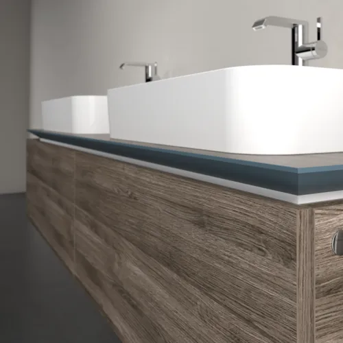VILLEROY BOCH Legato toaletní skříňka, 2 výsuvy, 1600 x 380 x 500 mm, Kamenný dub / Kamenný dub #B76700RK, obrázek 5