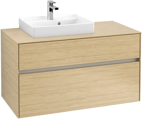 VILLEROY BOCH Toaletní skříňka Collaro, 2 výsuvy, 1000 x 548 x 500 mm, severský dub / severský dub #C01400VJ