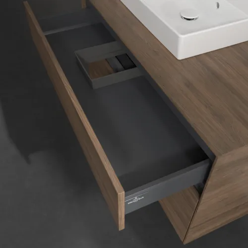 VILLEROY BOCH Toaletní skříňka Collaro, 2 výsuvy, 1000 x 548 x 500 mm, Arizona Oak / Arizona Oak #C01400VH, obrázek 7