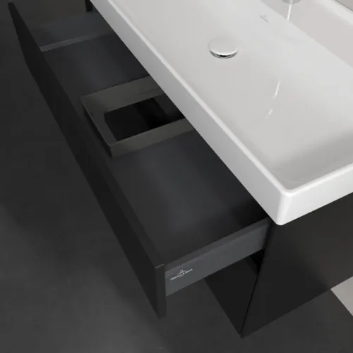 VILLEROY BOCH Toaletní skříňka Collaro, s osvětlením, 2 výsuvy, 954 x 546 x 444 mm, Volcano Black #C011B0VL, obrázek 8