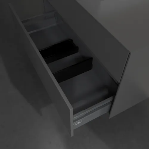VILLEROY BOCH Collaro toaletní skříňka, 2 výsuvy, 1000 x 548 x 500 mm, grafit / grafit #C01400VR, obrázek 6