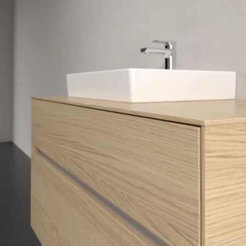 VILLEROY BOCH Toaletní skříňka Collaro, s osvětlením, 2 výsuvy, 1000 x 548 x 500 mm, severský dub / severský dub #C014B0VJ, obrázek 6