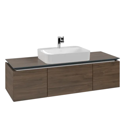 VILLEROY BOCH Legato toaletní skříňka, 3 výsuvy, 1400 x 380 x 500 mm, Arizona Oak / Arizona Oak #B75900VH
