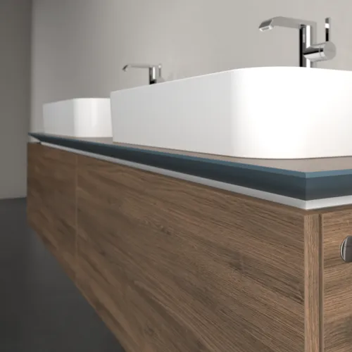 VILLEROY BOCH Legato toaletní skříňka, 2 výsuvy, 1600 x 380 x 500 mm, Arizona Oak / Arizona Oak #B76700VH, obrázek 5