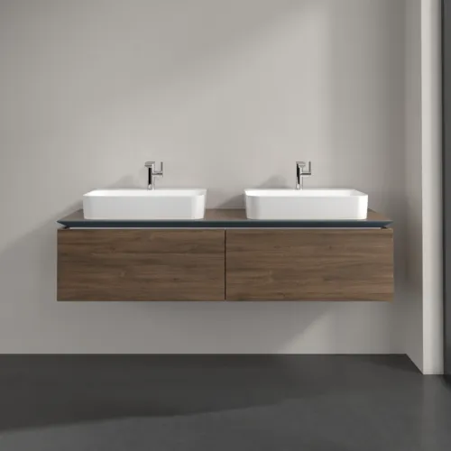 VILLEROY BOCH Legato toaletní skříňka, 2 výsuvy, 1600 x 380 x 500 mm, Arizona Oak / Arizona Oak #B76700VH, obrázek 3