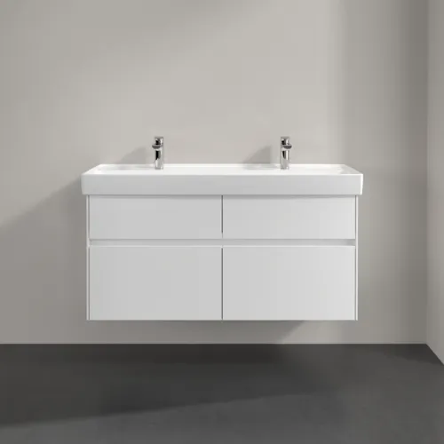 VILLEROY BOCH Toaletní skříňka Collaro, 4 výsuvy, 1154 x 546 x 444 mm, lesklá bílá #C01200DH, obrázek 3