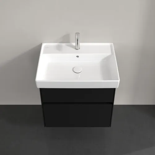 VILLEROY BOCH Toaletní skříňka Collaro, 2 výsuvy, 604 x 546 x 444 mm, Volcano Black #C00900VL, obrázek 4
