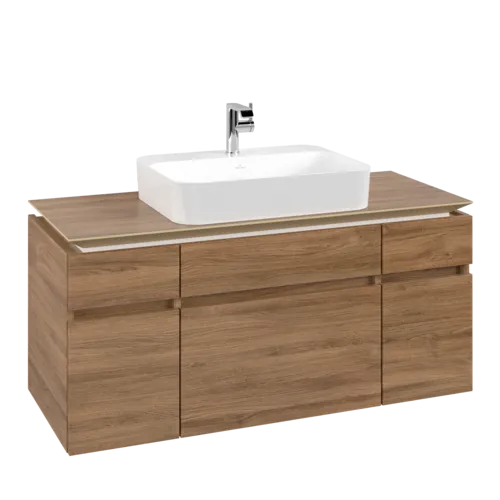 VILLEROY BOCH Legato toaletní skříňka, 5 výsuvů, 1200 x 550 x 500 mm, dub Kansas / dub Kansas #B75800RH