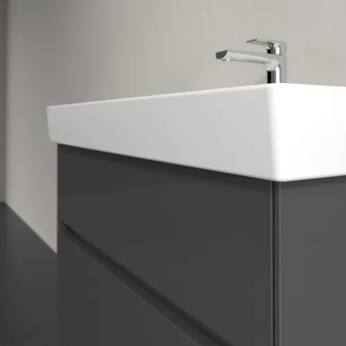 VILLEROY BOCH Toaletní skříňka Collaro, s osvětlením, 2 výsuvy, 754 x 546 x 444 mm, lesklá šedá #C010B0FP, obrázek 6