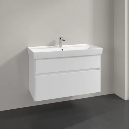 VILLEROY BOCH Toaletní skříňka Collaro, 2 výsuvy, 954 x 546 x 444 mm, lesklá bílá #C01100DH, obrázek 2