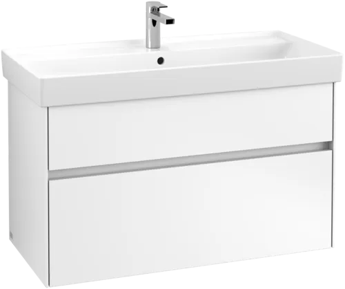 VILLEROY BOCH Toaletní skříňka Collaro, s osvětlením, 2 výsuvy, 954 x 546 x 444 mm, bílá matná #C011B0MS