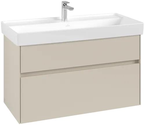 VILLEROY BOCH Toaletní skříňka Collaro, 2 výsuvy, 954 x 546 x 444 mm, kašmírově šedá #C01100VN
