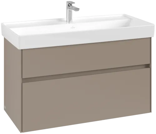 VILLEROY BOCH Toaletní skříňka Collaro, 2 výsuvy, 954 x 546 x 444 mm, taupe #C01100VM
