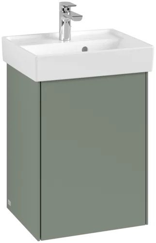VILLEROY BOCH Toaletní skříňka Collaro, 1 dvířka, 410 x 546 x 344 mm, jemně zelená #C00501AF