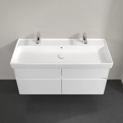 VILLEROY BOCH Toaletní skříňka Collaro, s osvětlením, 4 výsuvy, 1154 x 546 x 444 mm, lesklá bílá #C012B0DH, obrázek 4