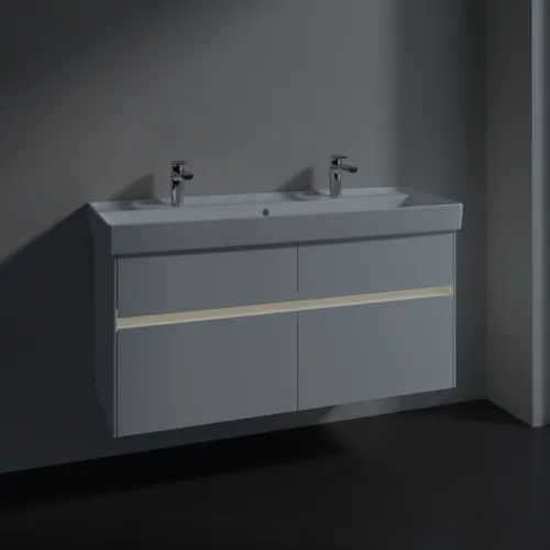 VILLEROY BOCH Toaletní skříňka Collaro, s osvětlením, 4 výsuvy, 1154 x 546 x 444 mm, lesklá bílá #C012B0DH, obrázek 5