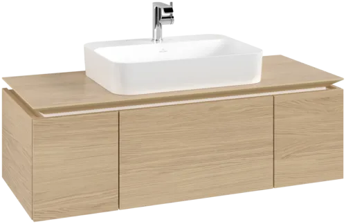 VILLEROY BOCH Legato toaletní skříňka, 3 výsuvy, 1200 x 380 x 500 mm, severský dub / severský dub #B75700VJ