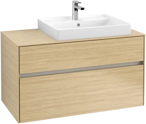 VILLEROY BOCH Toaletní skříňka Collaro, 2 výsuvy, 1000 x 548 x 500 mm, severský dub / severský dub #C01800VJ