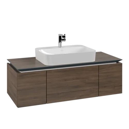 VILLEROY BOCH Legato toaletní skříňka, 3 výsuvy, 1200 x 380 x 500 mm, Arizona Oak / Arizona Oak #B75700VH