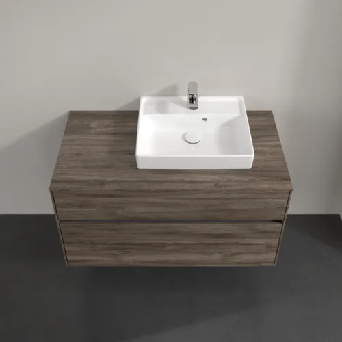 VILLEROY BOCH Umyvadlová skříňka Collaro, s osvětlením, 2 výsuvy, 1000 x 548 x 500 mm, dub kamenný #C015B0RK, obrázek 4