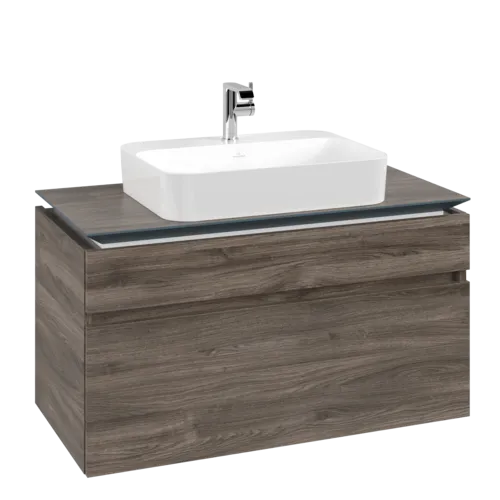 VILLEROY BOCH Legato toaletní skříňka, 2 výsuvy, 1000 x 550 x 500 mm, Kamenný dub / Kamenný dub #B75600RK