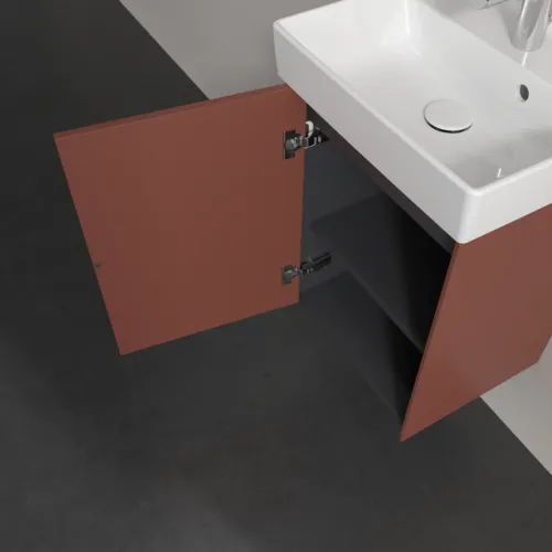 VILLEROY BOCH Toaletní skříňka Collaro, 1 dvířka, 410 x 546 x 344 mm, vínově červená #C00500AH, obrázek 7