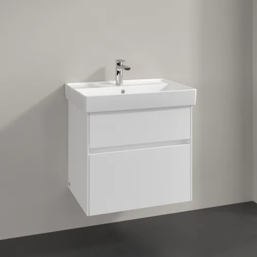 VILLEROY BOCH Toaletní skříňka Collaro, 2 výsuvy, 604 x 546 x 444 mm, bílá matná #C00900MS, obrázek 2