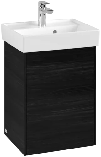 VILLEROY BOCH Toaletní skříňka Collaro, 1 dvířka, 410 x 546 x 344 mm, černý dub #C00500AB