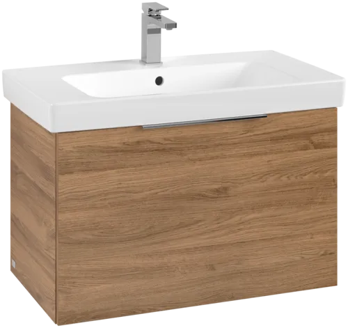 VILLEROY BOCH Toaletní skříňka Architectura, 1 zásuvka, 750 x 470 x 439 mm, dub Kansas #B89200RH