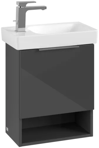 VILLEROY BOCH Toaletní skříňka Architectura, 1 dvířka, 430 x 520 x 273 mm, šedá #B88401VT