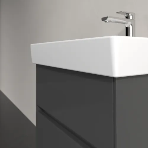 VILLEROY BOCH Toaletní skříňka Collaro, 2 výsuvy, 510 x 546 x 414 mm, lesklá šedá #C00700FP, obrázek 5