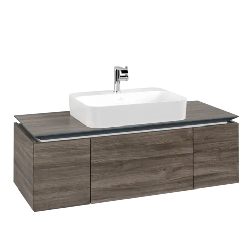 VILLEROY BOCH Legato toaletní skříňka, 3 výsuvy, 1200 x 380 x 500 mm, Kamenný dub / Kamenný dub #B75700RK