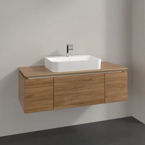 VILLEROY BOCH Legato toaletní skříňka, 3 výsuvy, 1200 x 380 x 500 mm, dub Kansas / dub Kansas #B75700RH, obrázek 2