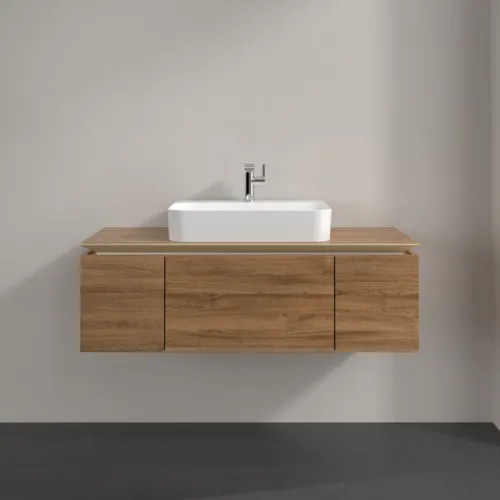VILLEROY BOCH Legato toaletní skříňka, 3 výsuvy, 1200 x 380 x 500 mm, dub Kansas / dub Kansas #B75700RH, obrázek 3