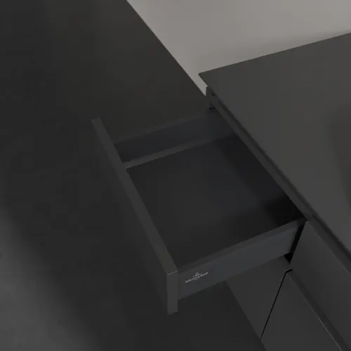 VILLEROY BOCH Legato toaletní skříňka, 5 výsuvů, 1400 x 550 x 500 mm, lesklá šedá / lesklá šedá #B76000FP, obrázek 7
