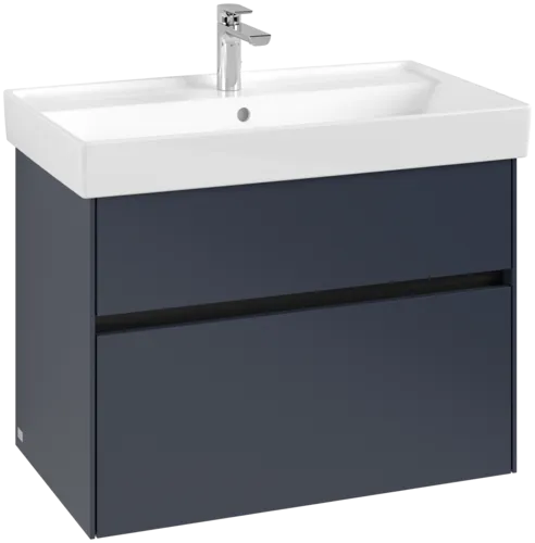 VILLEROY BOCH Toaletní skříňka Collaro, 2 zásuvky, 754 x 546 x 444 mm, Marine Blue #C01000VQ