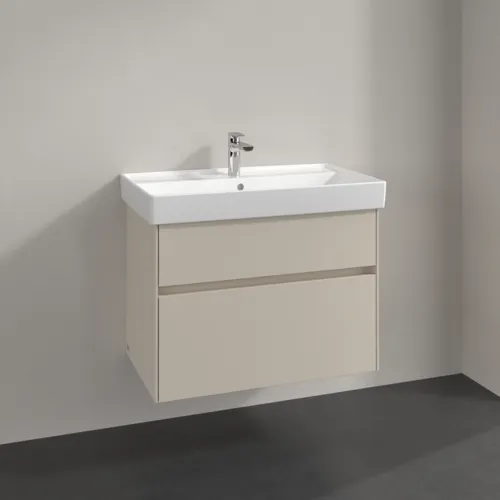 VILLEROY BOCH Toaletní skříňka Collaro, 2 výsuvy, 754 x 546 x 444 mm, kašmírově šedá #C01000VN, obrázek 2