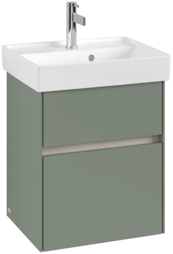 VILLEROY BOCH Toaletní skříňka Collaro, 2 výsuvy, 460 x 546 x 374 mm, jemně zelená #C00600AF