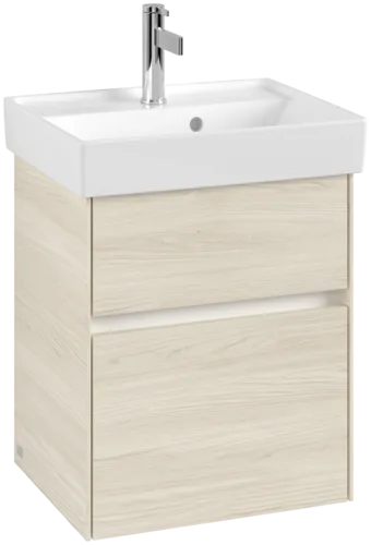 VILLEROY BOCH Toaletní skříňka Collaro, 2 výsuvy, 460 x 546 x 374 mm, dub bílý #C00600AA