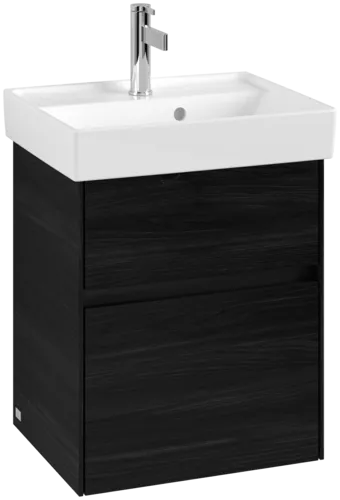 VILLEROY BOCH Toaletní skříňka Collaro, 2 výsuvy, 460 x 546 x 374 mm, černý dub #C00600AB
