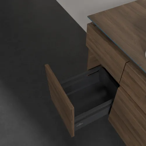 VILLEROY BOCH Legato toaletní skříňka, 5 výsuvů, 1200 x 550 x 500 mm, Arizona Oak / Arizona Oak #B75800VH, obrázek 6