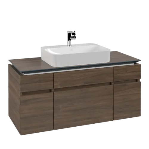 VILLEROY BOCH Legato toaletní skříňka, 5 výsuvů, 1200 x 550 x 500 mm, Arizona Oak / Arizona Oak #B75800VH